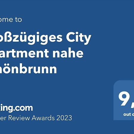 Grosszugiges City Apartment Nahe Schonbrunn Viena Exterior foto